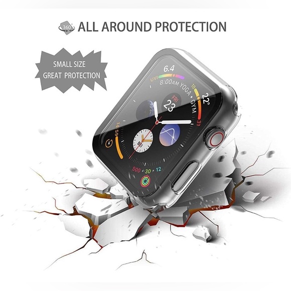 New in Box Misxi Transparent Hard Case For Series 6/SE/5/4 44mm - Picture 8 of 8